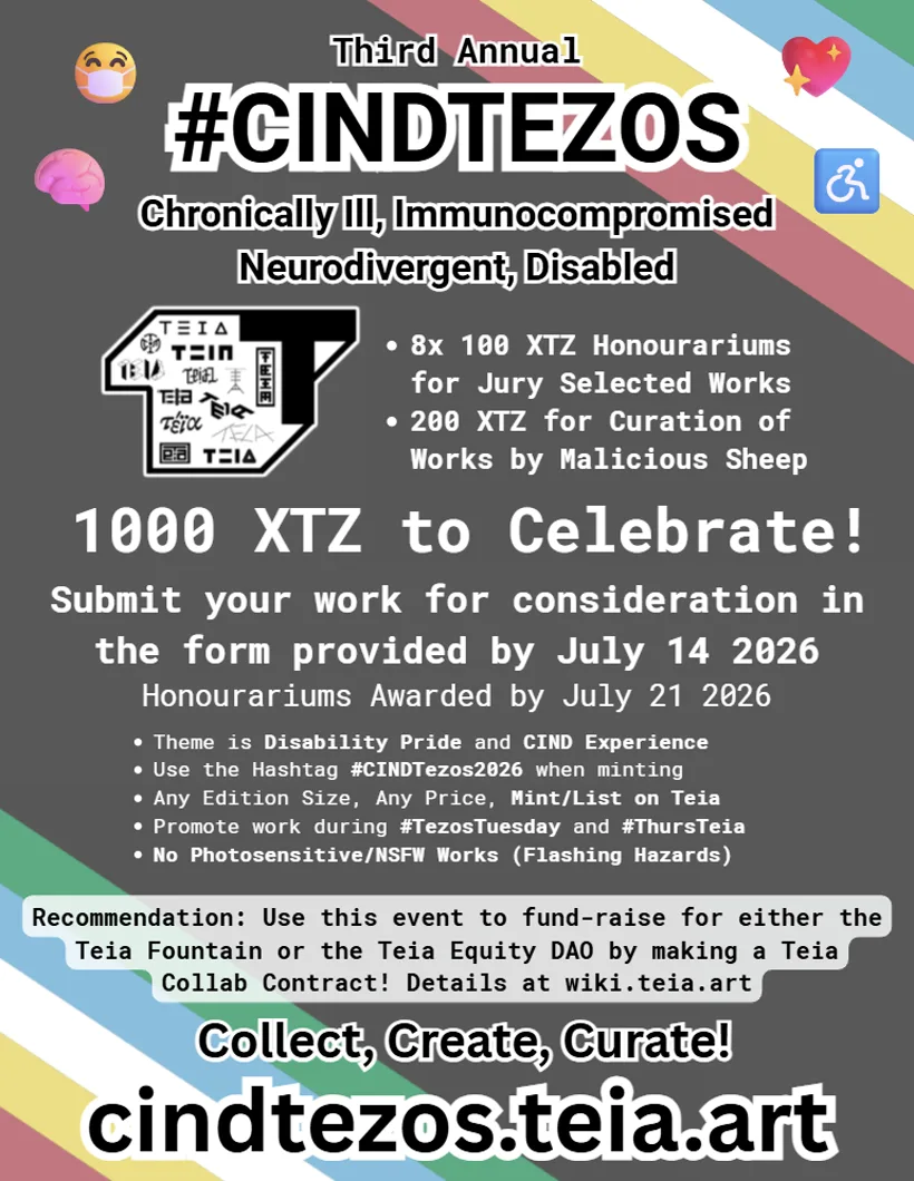 CINDTezos 2026 event flyer